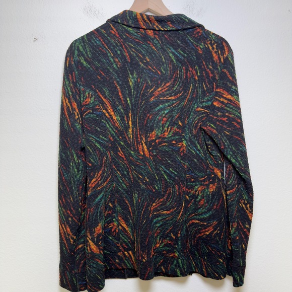 Eva Varro Women Blazer Jacket XL Art to Wear Lagenlook Multicolor Abstract - Picture 6 of 9